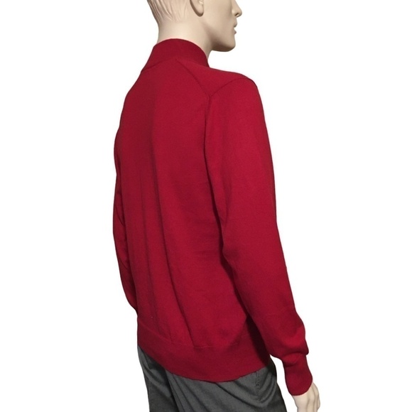 COPY - Orvis Sweater Shirt Top Cotton Silk Cashmere Blend Quarter Zip Henley - Picture 4 of 9